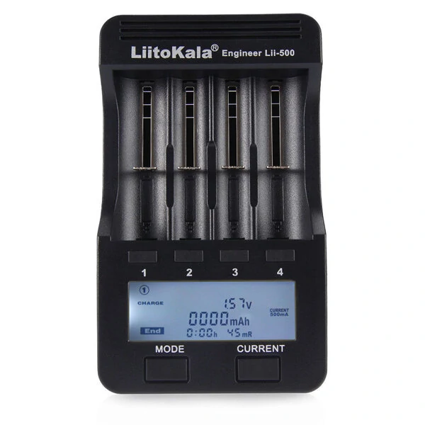 LiitoKala Lii-500 Lithium And NiMH Battery LCD Smartest Charger — LiitoKala