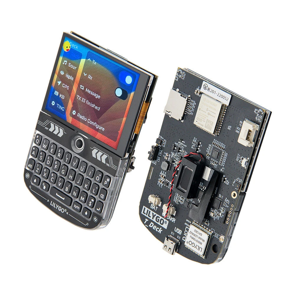 LILYGO T-Deck ESP32-S3 Dual Core IoT Development Board Touchscreen Wireless WiFi Bluetooth 5 LoRa Communication — view 3