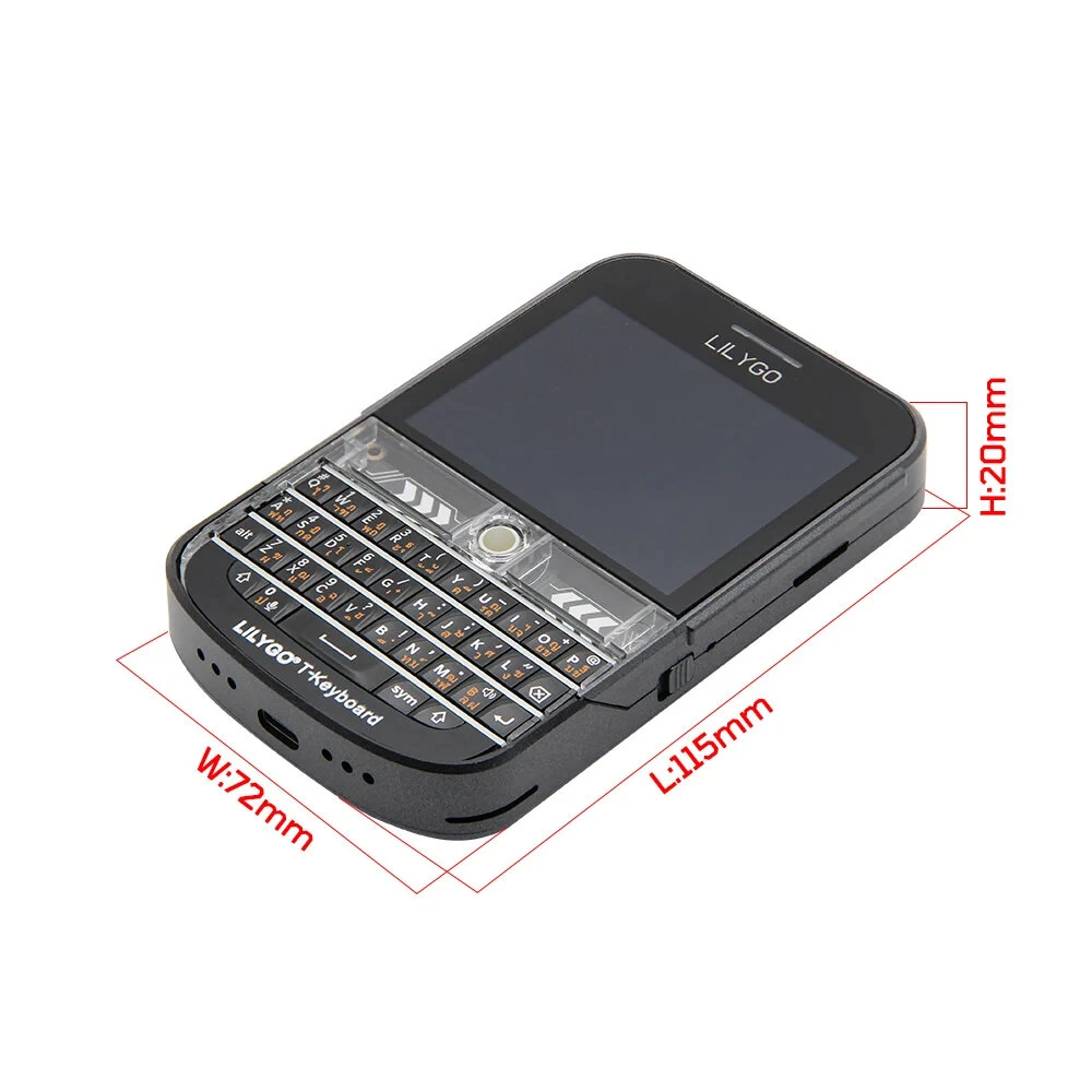 LILYGO® T-Deck Plus ESP32-S3 GPS LoRaWAN+LCD Long-distance Communication Wireless Module with Black Keyboard — view 8