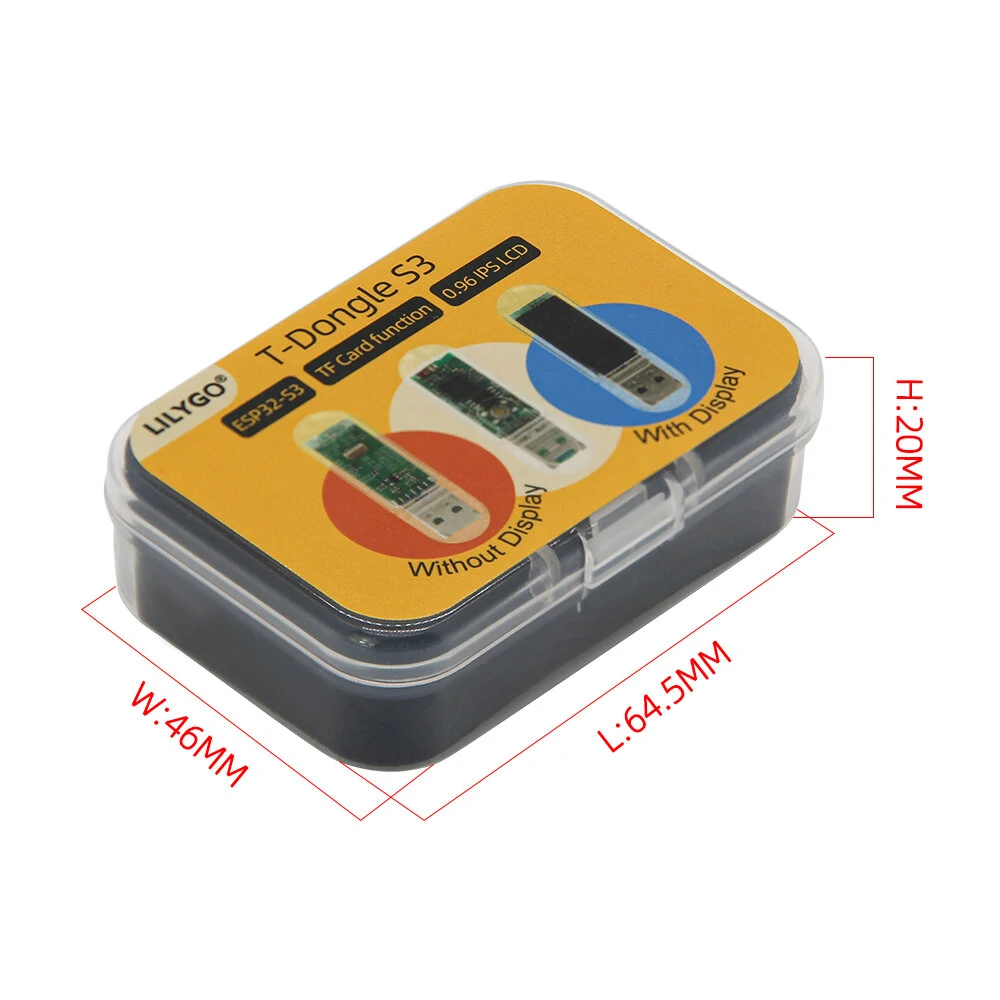 LILYGO® T-Dongle-S3 Development Board 0.96inch LCD Display Screen Support WiFi bluetooth TF Card — view 6