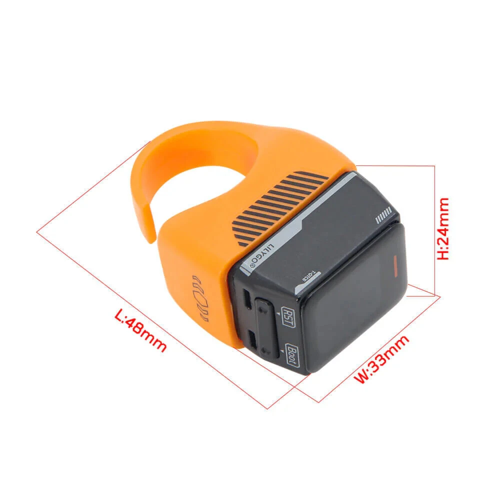 LILYGO T-QTC6 ESP32-C6 Ring Optional Development Board 0.85 Inch LCD Touchscreen WiFi 6 Bluetooth 5 Wireless Module With Power Management — view 8