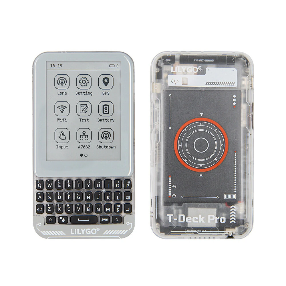LILYGO® T-Deck Pro ESP32-S3 Development Board 4G/PCM5102A/LoRa/GPS E-Paper Touchscreen QWIIC Interface IoT Communication Device