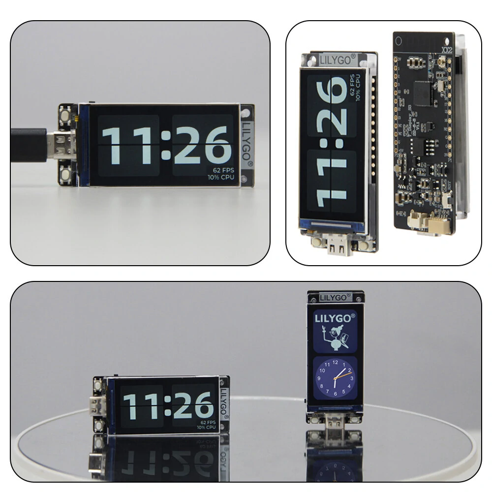 LILYGO® T-Display-S3 ESP32-S3 1.9 inch ST7789 LCD Display Development Board WIFI Bluetooth5.0 Wireless Module 170*320 Resolution — view 4