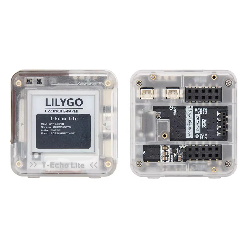 LILYGO® T-Echo Lite NRF52840 LoRa E-Paper Display 868MHz Ultra-Low Power Module GPS Expansion Development Board — LILYGO