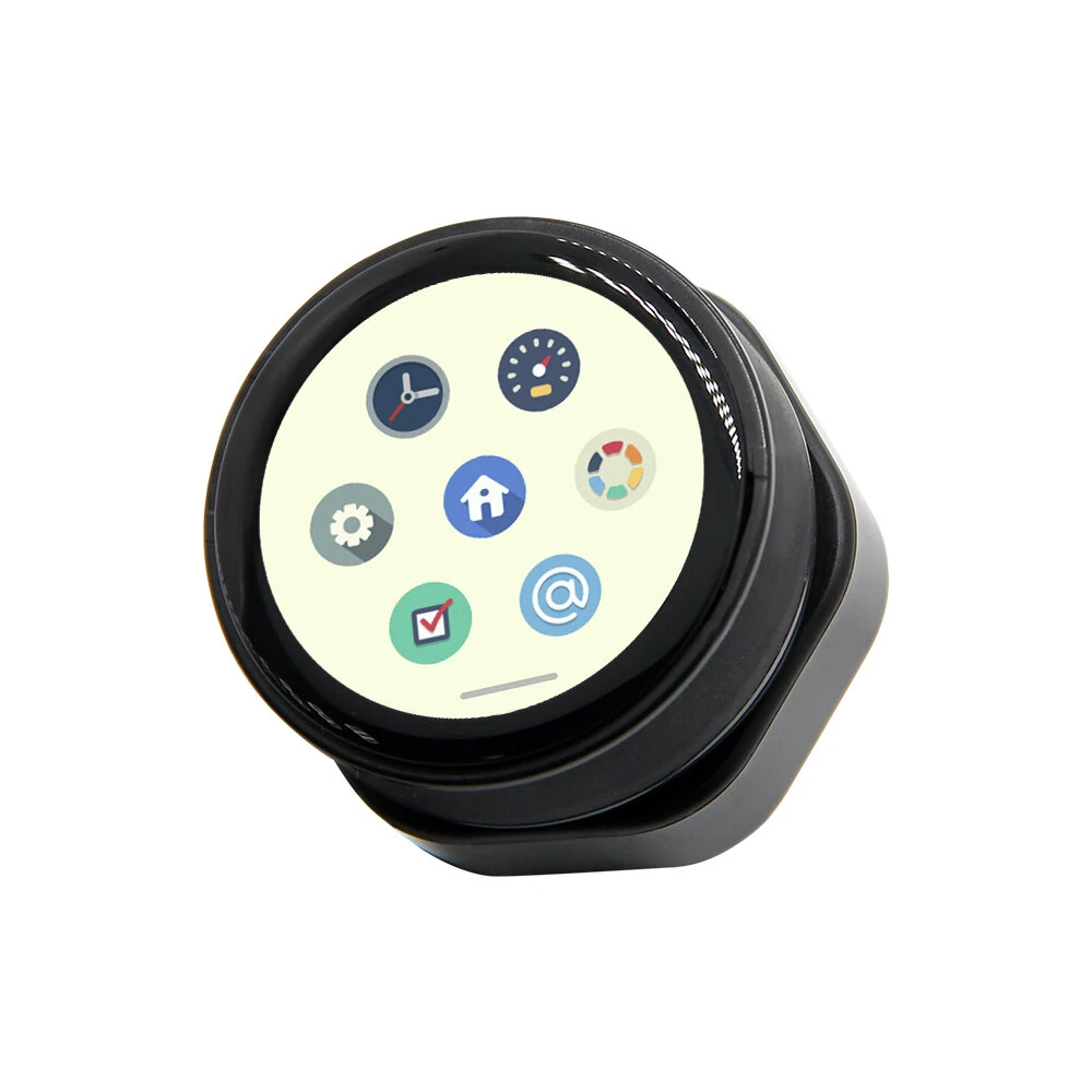 LILYGO® T-Encoder-Pro ESP32-S3 Rotary Encoder CHSC5816 ESP32-S3FN4R2 Circuit Board 1.2 inch AMOLED Touch Display Wireless Module — view 2