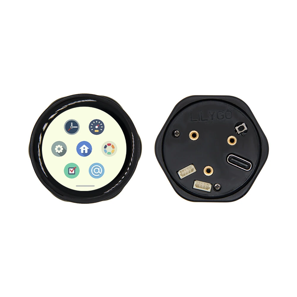 LILYGO® T-Encoder-Pro ESP32-S3 Rotary Encoder CHSC5816 ESP32-S3FN4R2 Circuit Board 1.2 inch AMOLED Touch Display Wireless Module — view 3