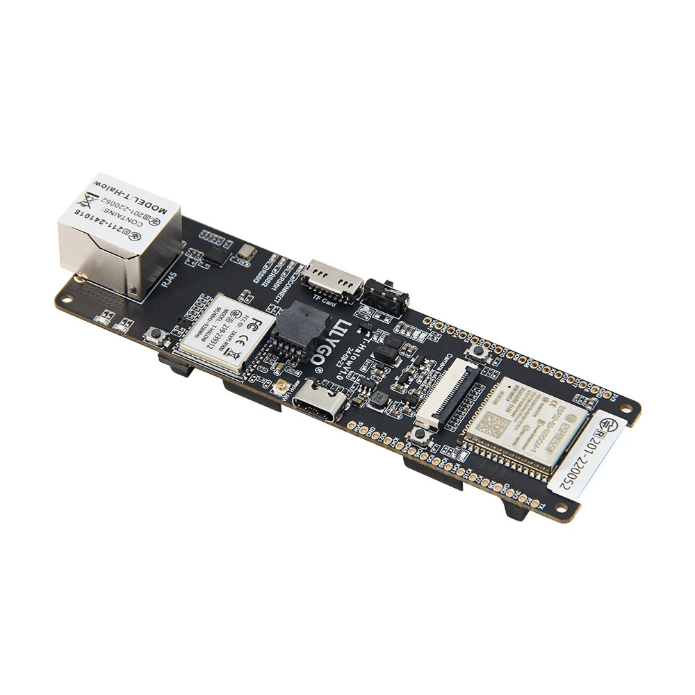 LILYGO® T-Halow ESP32-S3 Ethernet Development Board WiFi bluetooth Module Wi-Fi CERTIFIED HaLOW RJ45 Network Port Camera Seat — view 4