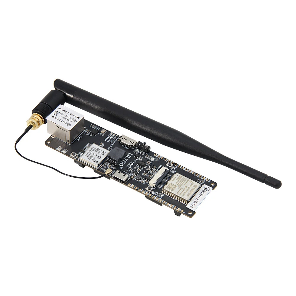 LILYGO® T-Halow ESP32-S3 Ethernet Development Board WiFi bluetooth Module Wi-Fi CERTIFIED HaLOW RJ45 Network Port Camera Seat — view 5