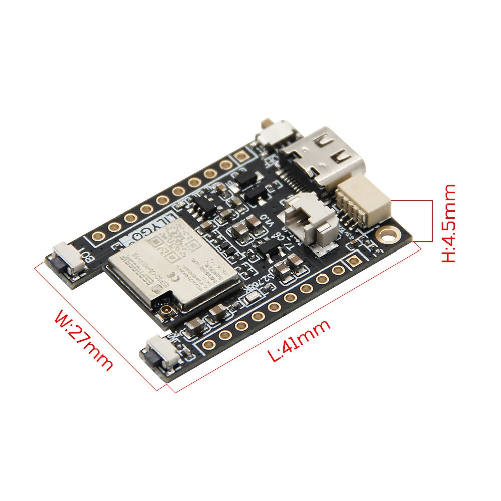 LILYGO® T7-C6 ESP32-C6-MINI-1 Wi-Fi6 BLE5 Thread/Zig bee SoC Development Board With Charging Chip TP4065 Wireless Protocol Bluetooth 5 Onboard BOOT Reset Switch — view 4