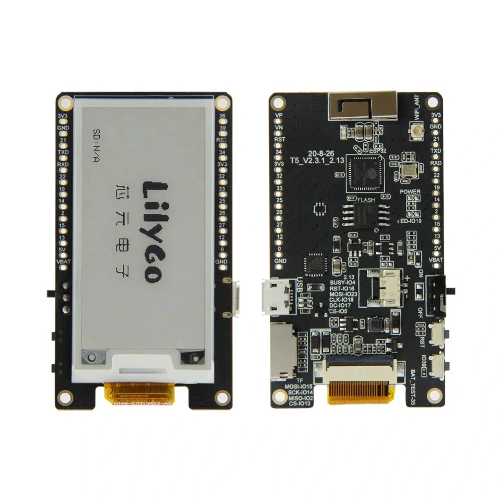 LILYGO® TTGO T5 WiFi Wireless Module bluetooth Base ESP-32 ESP32 2.13 e-Paper Display Development Board — view 2