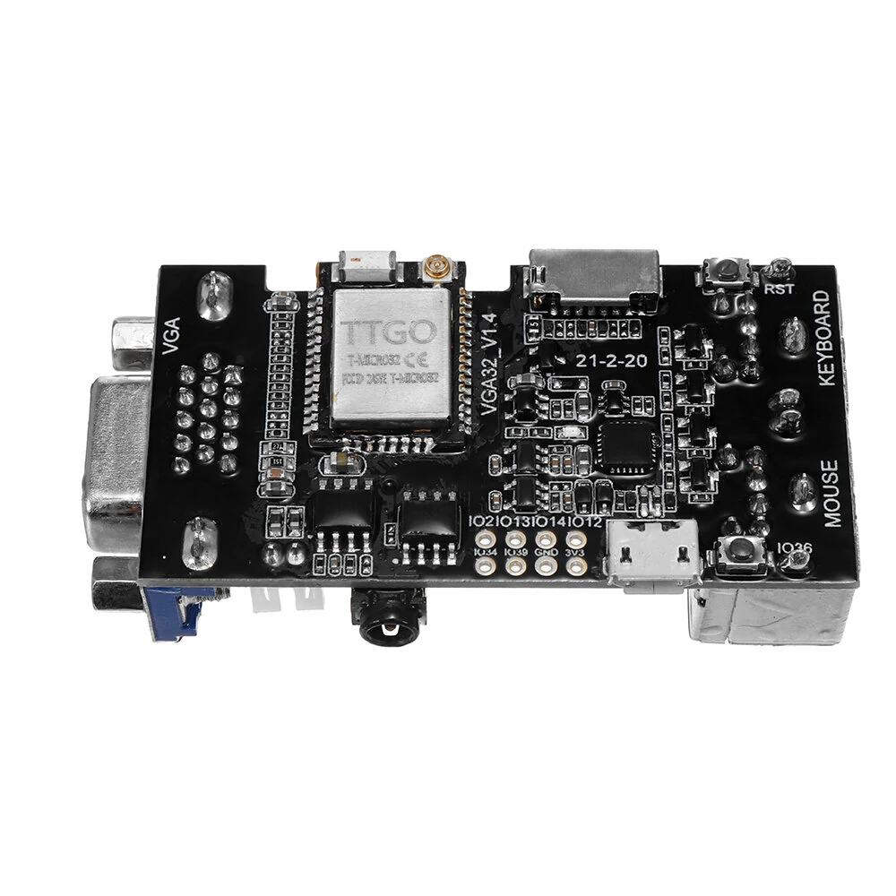 LILYGO® TTGO VGA32 V1.4 Controller PS/2 Mouse And Keyboard Controller Graphics Library Game Engine ANSI/VT Terminal For ESP32 — view 7