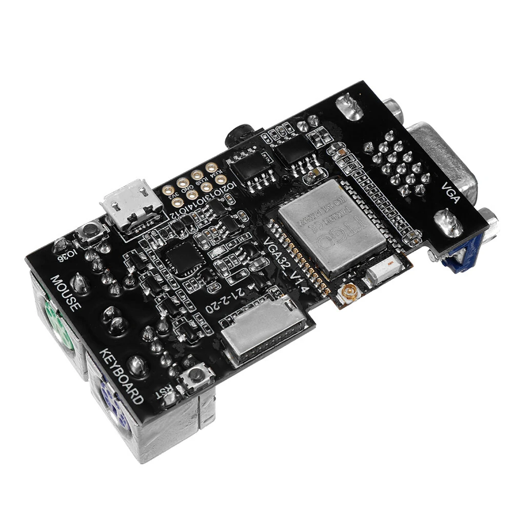LILYGO® TTGO VGA32 V1.4 Controller PS/2 Mouse And Keyboard Controller Graphics Library Game Engine ANSI/VT Terminal For ESP32 — view 9
