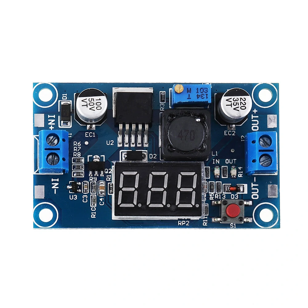 LM2596 DC-DC Voltage Regulator Adjustable Step Down Power Supply Module With Display — view 4