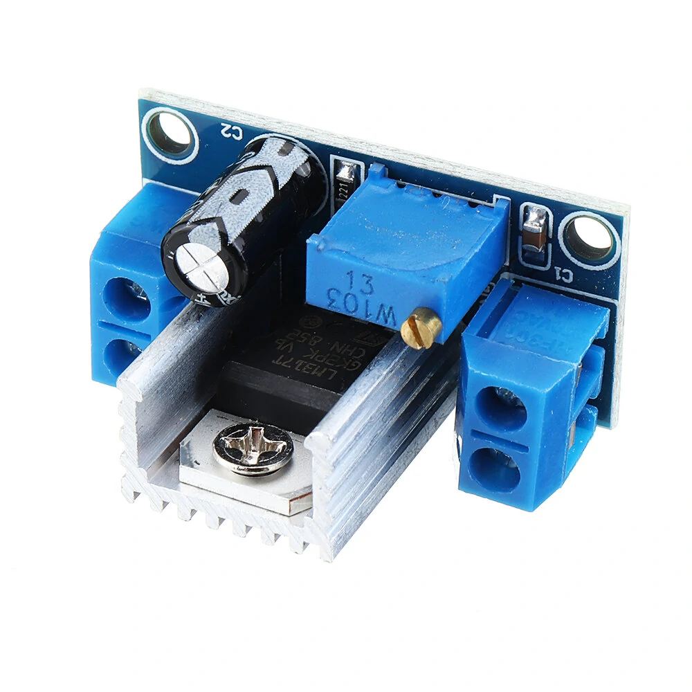 LM317 DC-DC Converter Buck Step Down Module Linear Regulator Adjustable Voltage Regulator Power Supply Board — view 9
