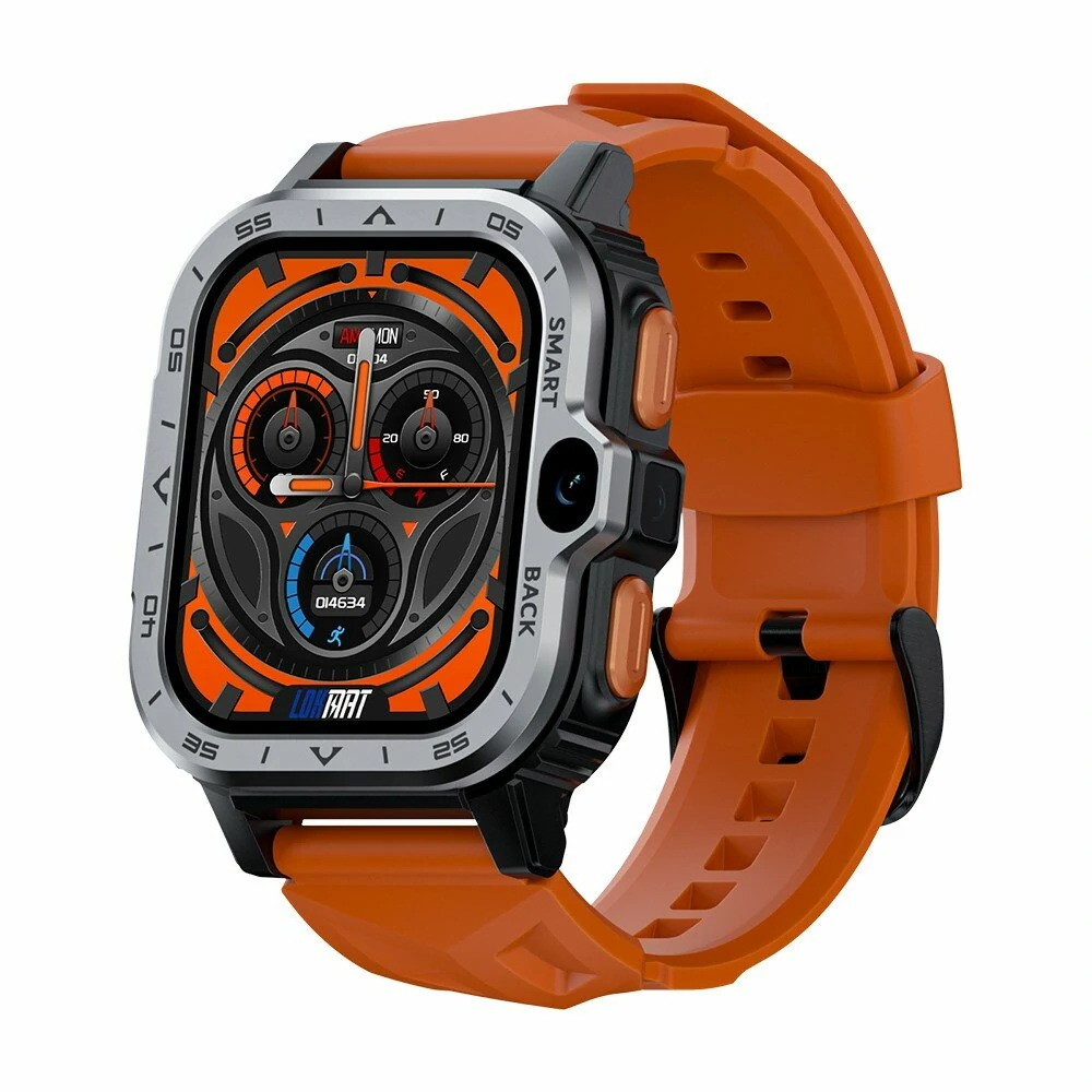 LOKMAT APPLLP 4 MAX 4G Android Smart Watch Phone 2.02 inch HD Screen GPS WIFI Heart Rate SpO2 Monitor Sleep Monitoring Multi-sport Modes Music Playback SOS Dual Camera — view 3