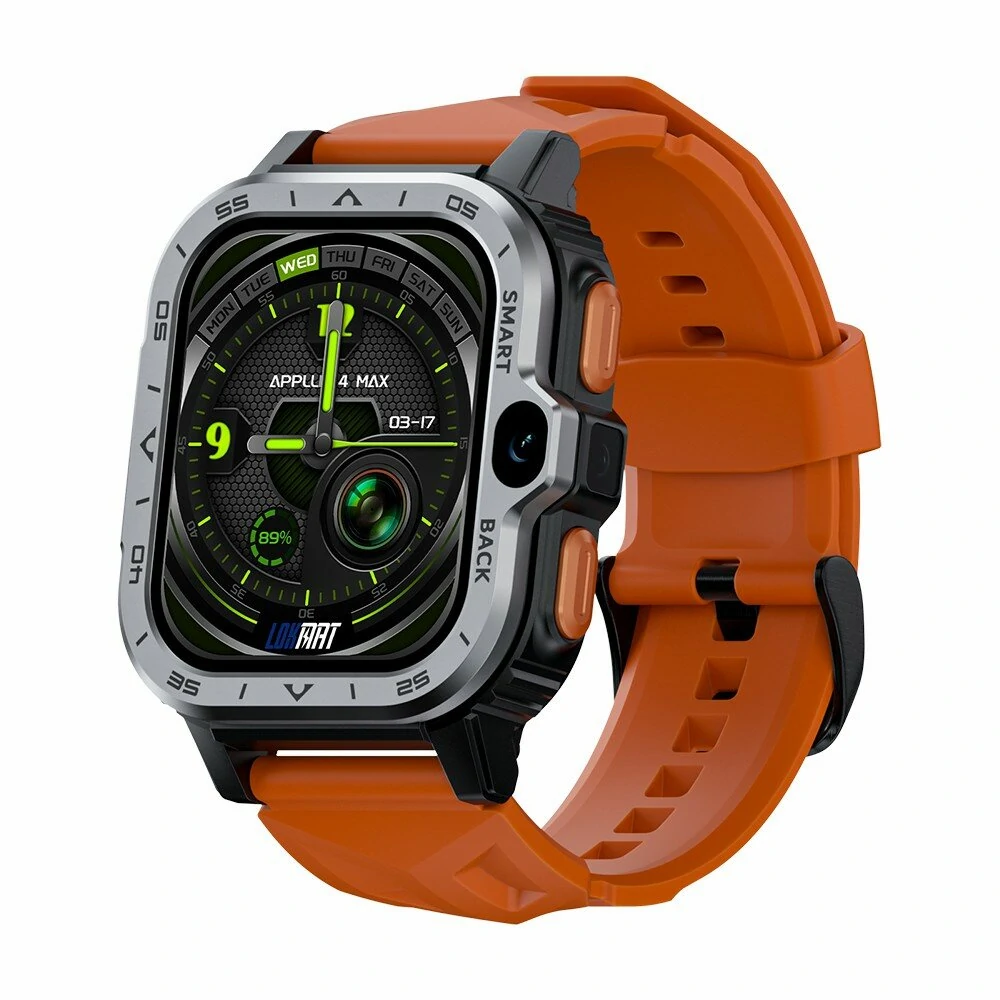 LOKMAT APPLLP 4 MAX 4G Android Smart Watch Phone 2.02 inch HD Screen GPS WIFI Heart Rate SpO2 Monitor Sleep Monitoring Multi-sport Modes Music Playback SOS Dual Camera — view 4