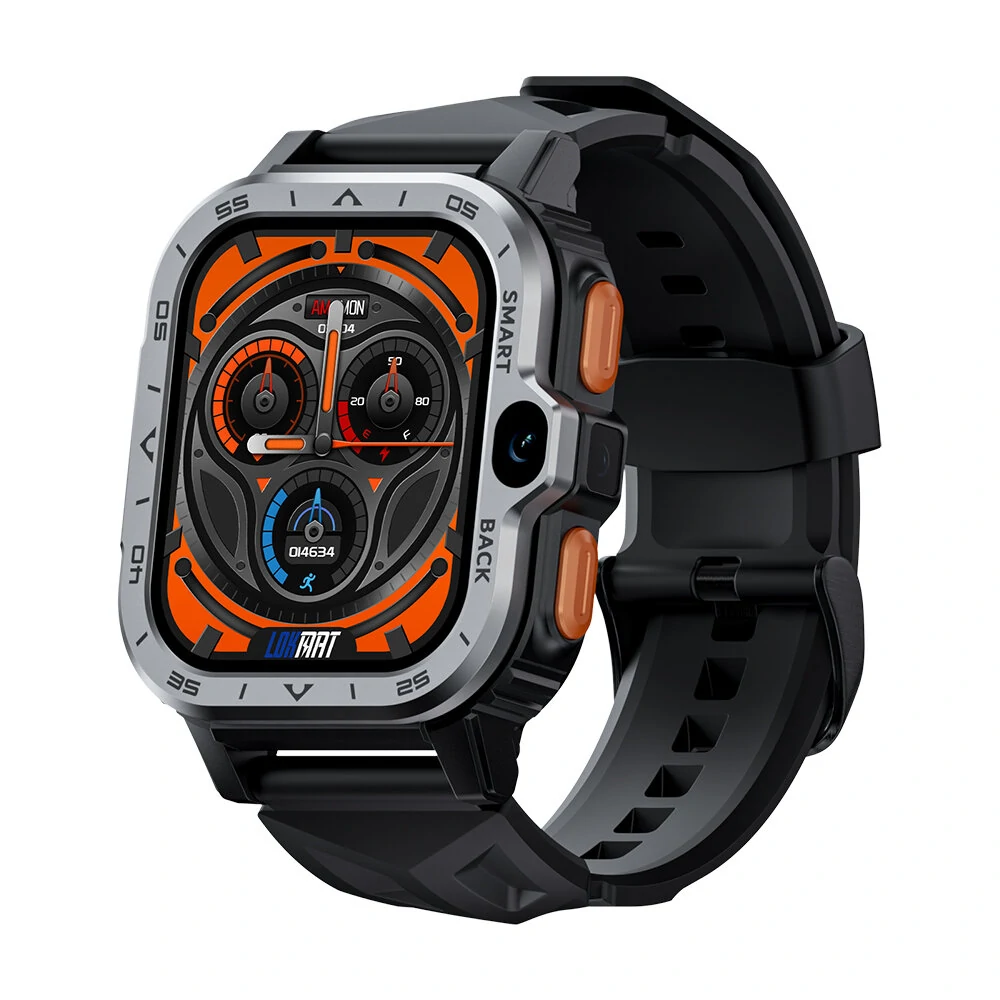 LOKMAT APPLLP 4 MAX 4G Android Smart Watch Phone 2.02 inch HD Screen GPS WIFI Heart Rate SpO2 Monitor Sleep Monitoring Multi-sport Modes Music Playback SOS Dual Camera — view 7