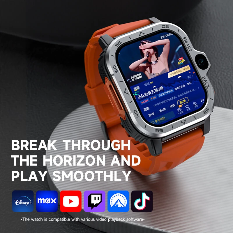 LOKMAT APPLLP 4 MAX 4G Android Smart Watch Phone 2.02 inch HD Screen GPS WIFI Heart Rate SpO2 Monitor Sleep Monitoring Multi-sport Modes Music Playback SOS Dual Camera — view 11