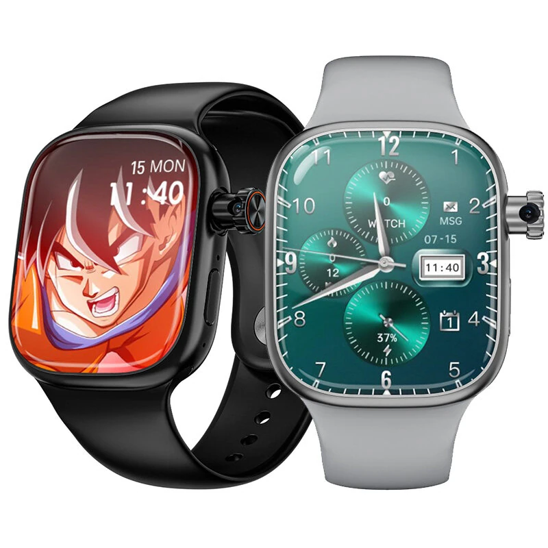 LOKMAT XH018 4G Android Smart Watch 2.04 Inch AMOLED Display GPS WIFI Heart Rate Blood Pressure SpO2 Monitor Sleep Monitoring Multi-sport Modes Music Playback NFC Function 2MP Pull-out Camera — LOKMAT
