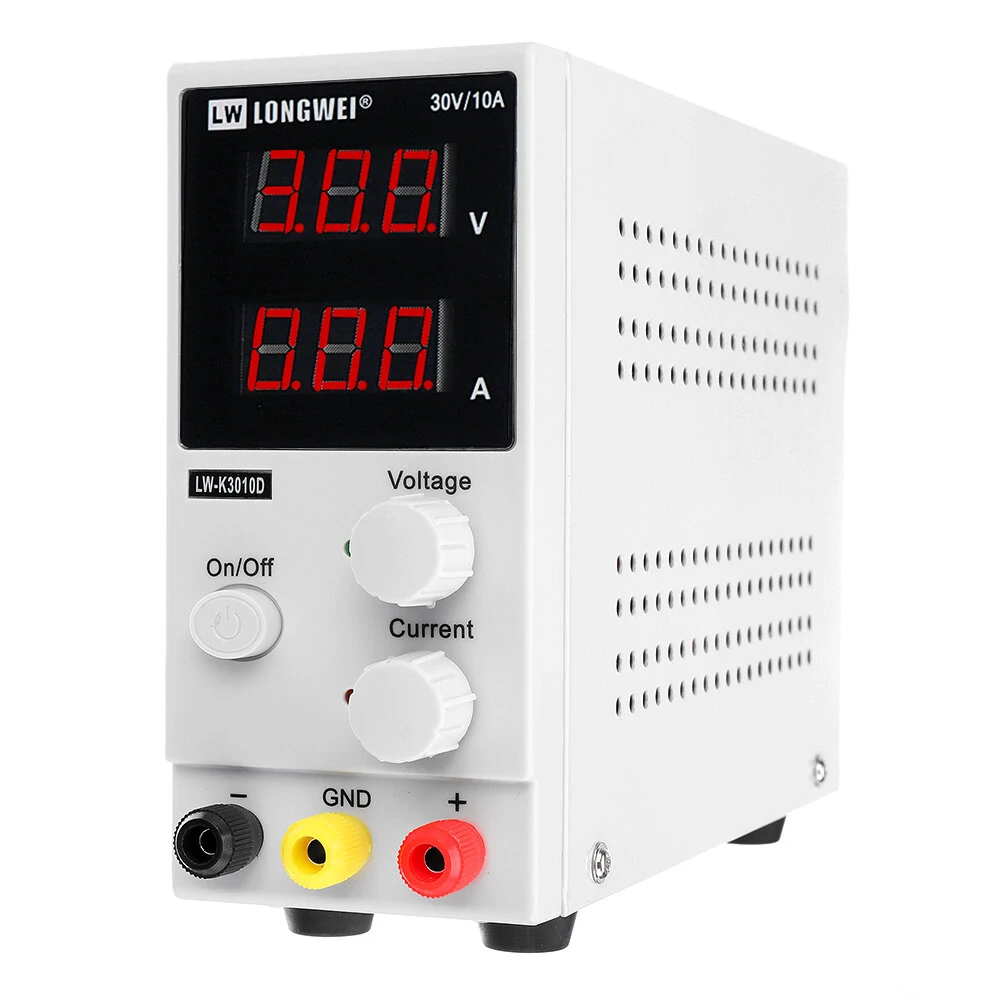 LONG WEI® LW-K3010D 110V/220V 0-10A 0-30V Adjustable DC Power Supply Regulated Digital Laboratory Maintenance Switching Power Supply — view 2