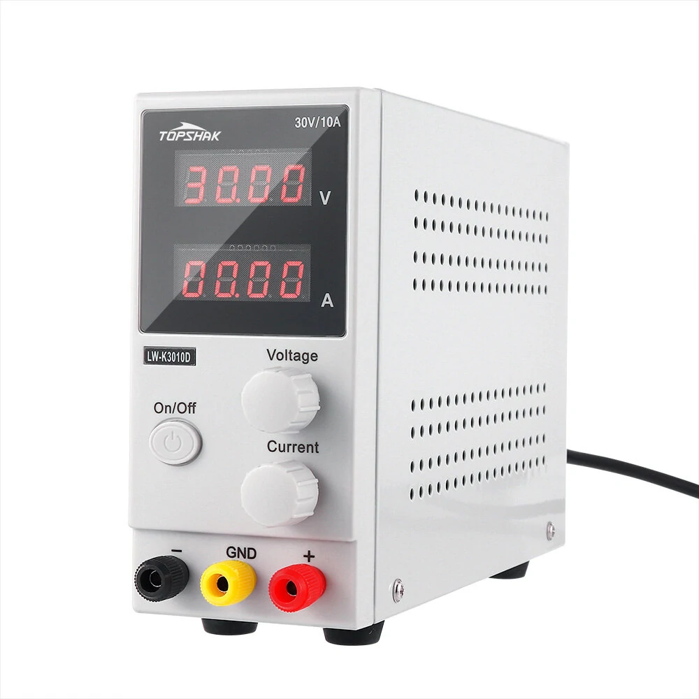 LONGWEI K3010D 4 Digits LED Display 110V/220V 30V 10A Adjustable DC Power Supply Switching Regulated Power Supply — view 3