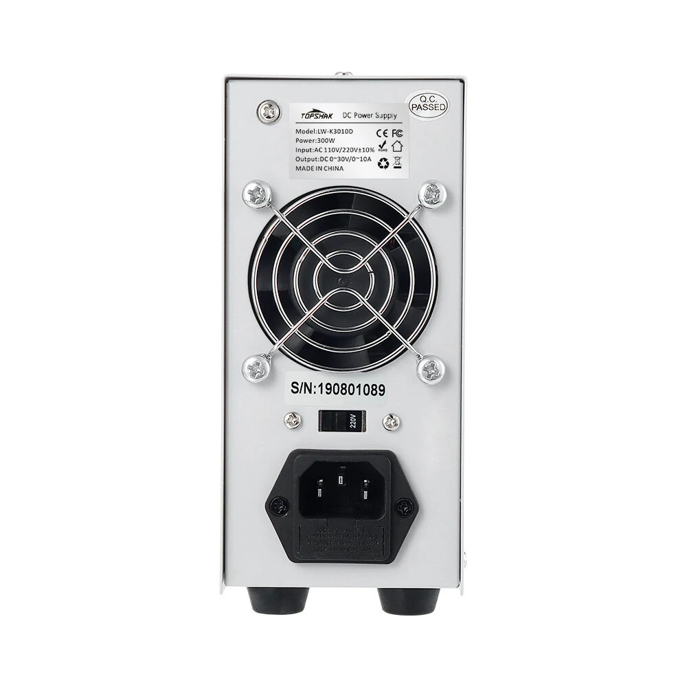 LONGWEI K3010D 4 Digits LED Display 110V/220V 30V 10A Adjustable DC Power Supply Switching Regulated Power Supply — view 5