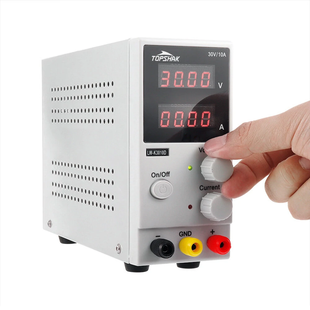 LONGWEI K3010D 4 Digits LED Display 110V/220V 30V 10A Adjustable DC Power Supply Switching Regulated Power Supply — view 6