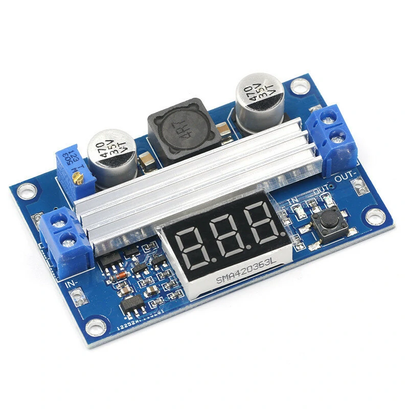 LTC1871 100W High Power DC-DC Booster Step Up Module 3.5-35V Converter Regulated Power Supply with Digital Display — LTC1871