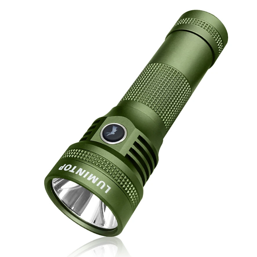 Lumintop D2 1000LM 475m Type-C USB Rechargeable LED Flashlight IPX8 Waterproof Super Bright Night Riding Bike Light 21700 LED Torch — Lumintop