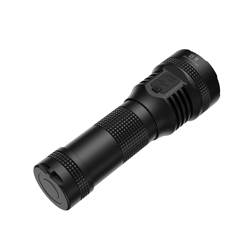Lumintop D3 7000LM High Lumens Strong LED Flashlight With 26800 Powerful Li-ion Battery Magnetic Tail Work Lamp With Type-C USB Rechargeable LED Torch — view 4