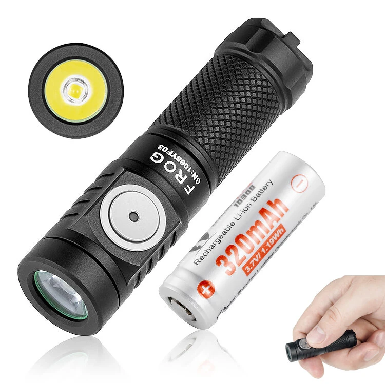 Lumintop Frog3.2 720LM 115M EDC LED Outdoor Flashlight USB C Rechargeable Lamp Camping Lantern Keychain 10300 Li-ion Battery Mini Torch — Lumintop