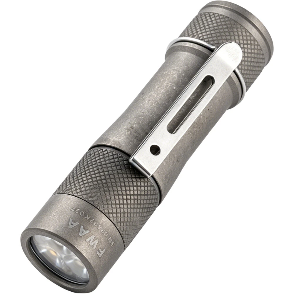Lumintop FWAA 1600LM Titanium Stonewashed EDC Flashlight 14500 Three Beads Strong Light Mini LED Torch Waterproof EDC Tools — Lumintop