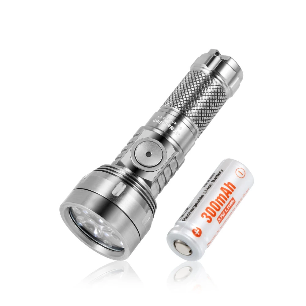 Lumintop GT NANO PRO V3.0 1600LM 152M Compact High Performance EDC Flashlight With 10280 Battery USB Rechargeable Titanium Mini LED Torch Long Distance Mini Powerful Outdoor Survival Lamp — Lumintop