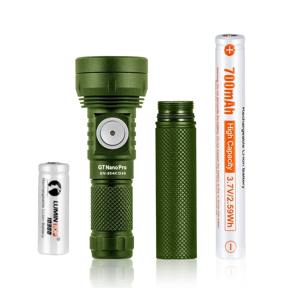 Lumintop GT NANO PRO V3.2 1700 Lumen 160M Compact LED Keychain Flashlight With 10300 Battery Mini Powerful LED Torch Camping Light — view 3