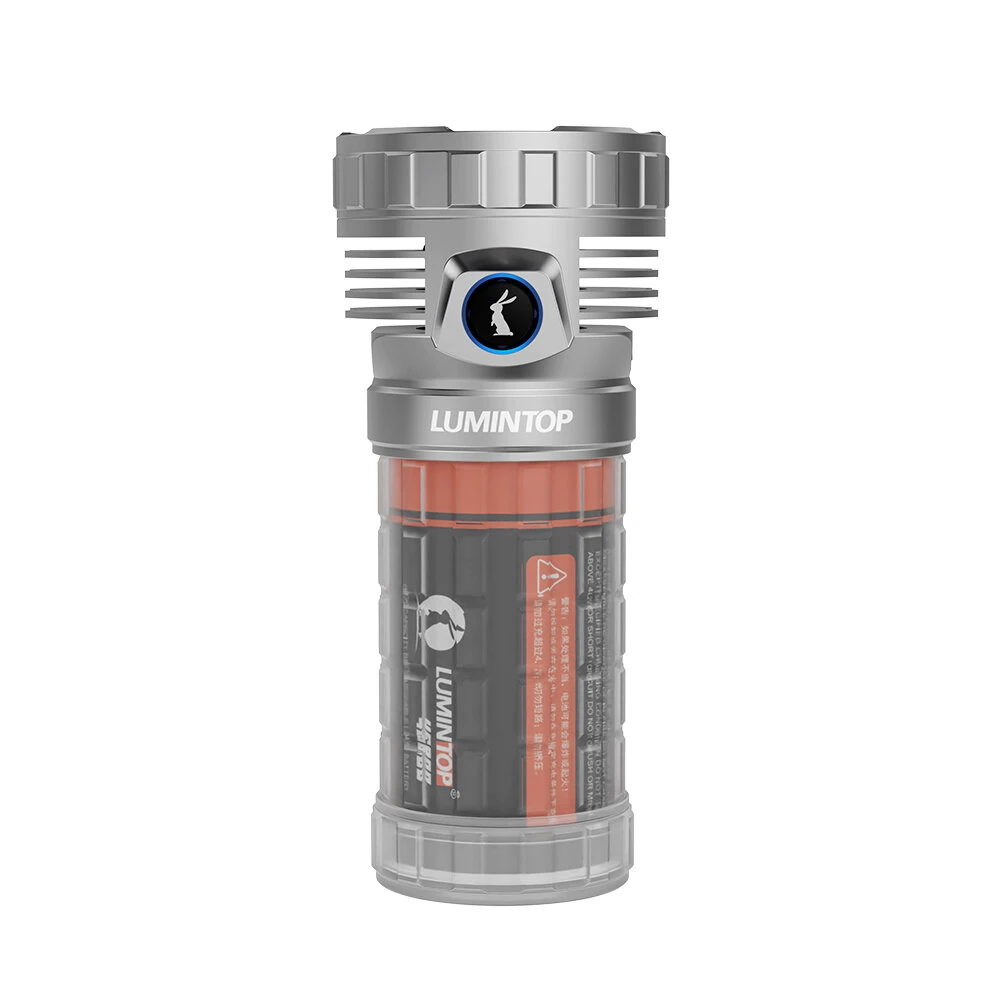 Lumintop Mach 20000LM 450M High Lumen Strong LED Flashlight With 24000mAh 46800 Battery, USB-C Rechargeable Power Bank Portable Search Torch High Power Output Fishing Camping Lantern — view 2