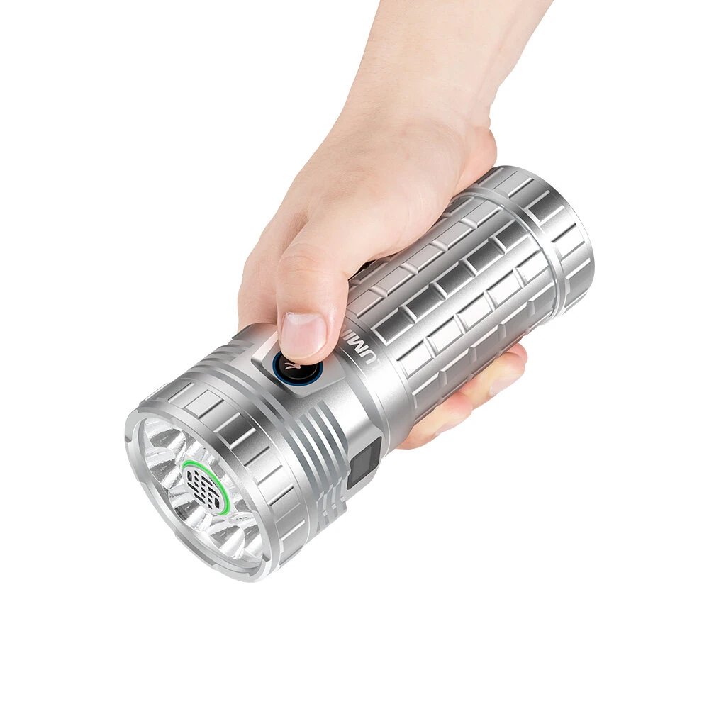 LUMINTOP Mach 4695 V2 26000LM Super Bright Strong Flashlight with 32000mAh 46950 Battery, Cooling Fan Type-C USB Charge and Discharge Design High Lumen Powerful LED Torch — view 3