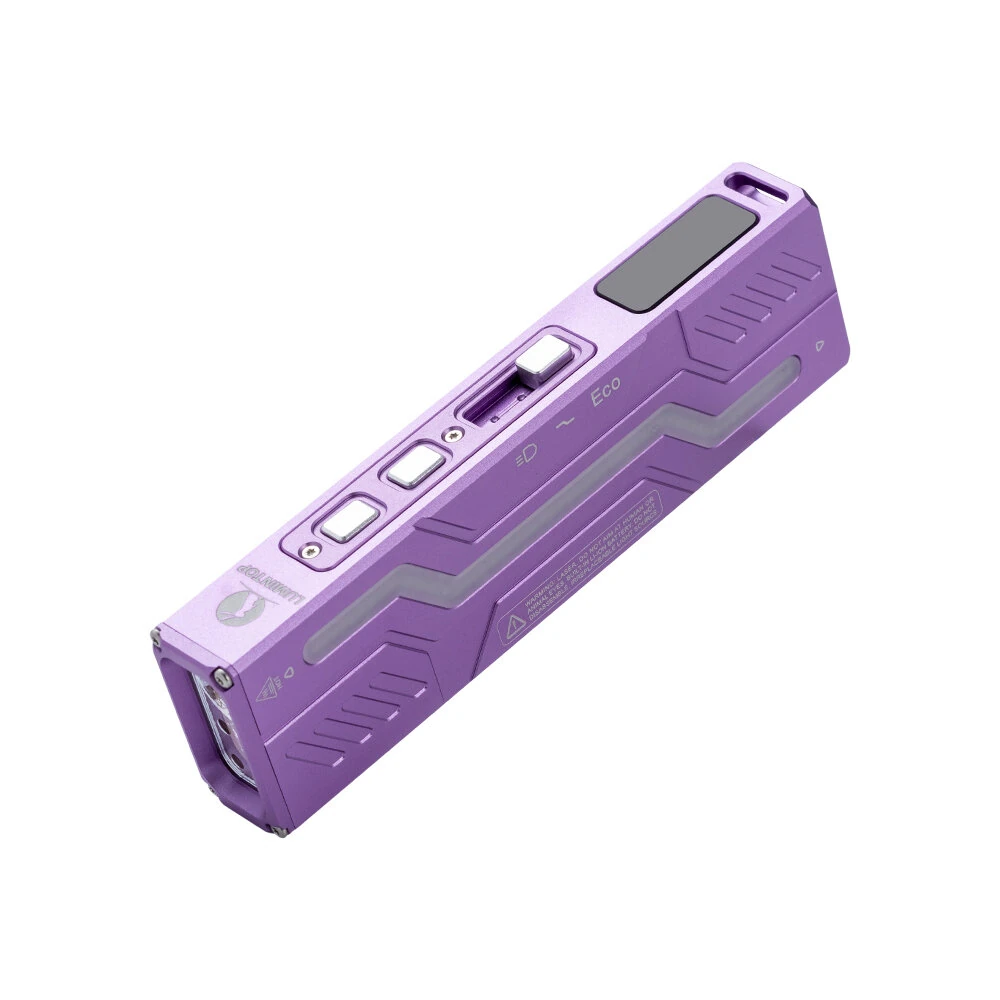 LUMINTOP MoonBox 3.0 1200LM 112M Range Multi-function Smart Flat EDC Flashlight LED Screen Mini RGB Atmosphere Light 365nm UV Light USB-C Charging Strong Magnetic Side Working Light for Hiking Camping Outdoor Emergency — view 9