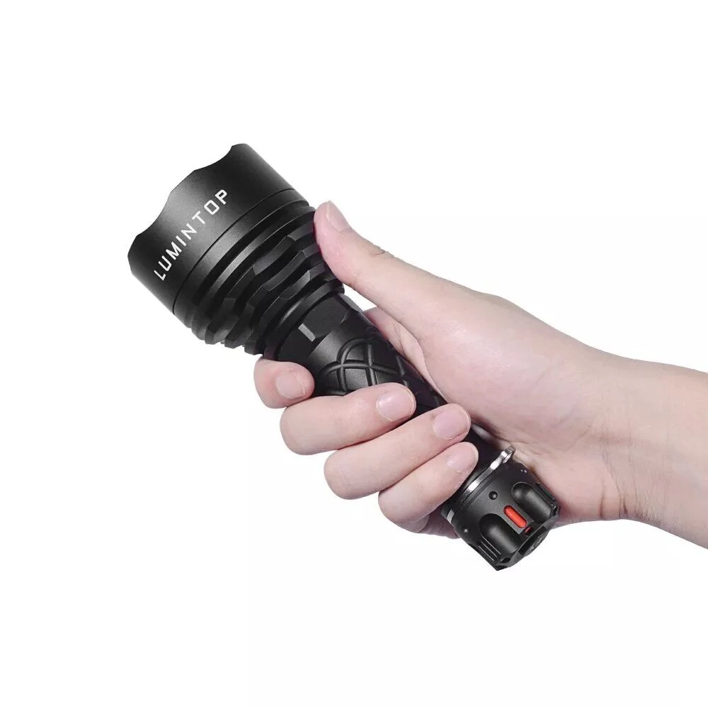 Lumintop Thor3 2500m Long Shoot LEP Flashlight Long Range Strong Spotlight Flashlight Super Bright Waterproof Portable LED Searchlight By 21700 Battery — view 5
