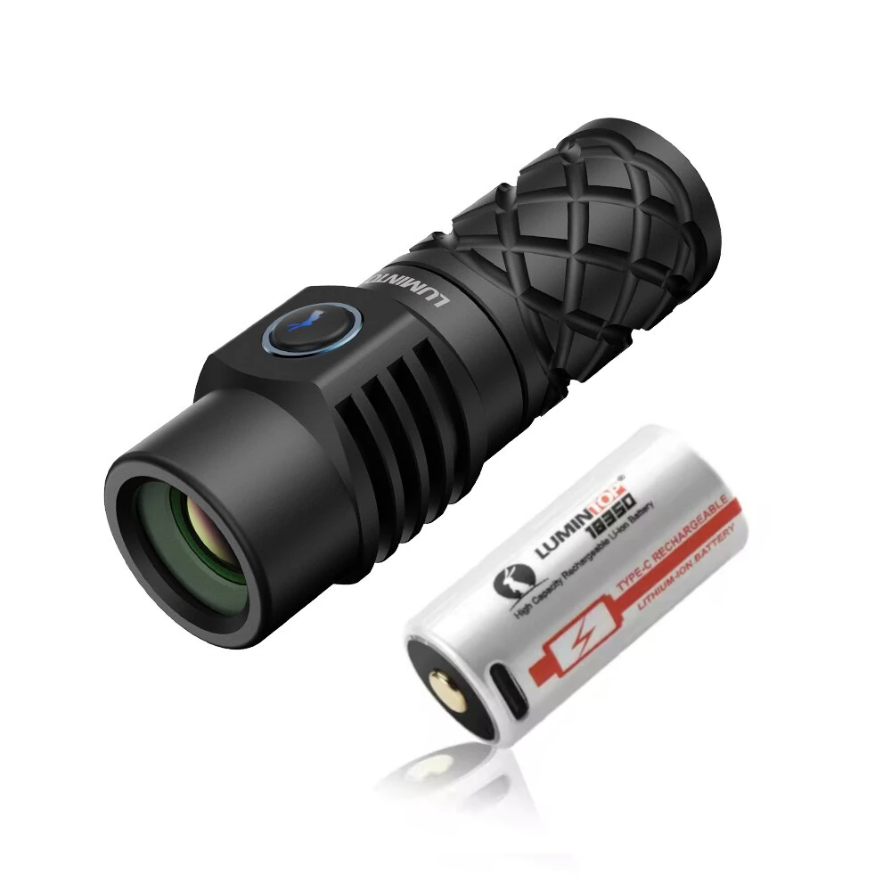LUMINTOP THORMINI 700M Long Distance LEP Flashlight with 18350 Battery, 250 Lumens Long Shoot Beam Strong LEP Spotlight Portable Search Torch Outdoor Survival Tools — view 2