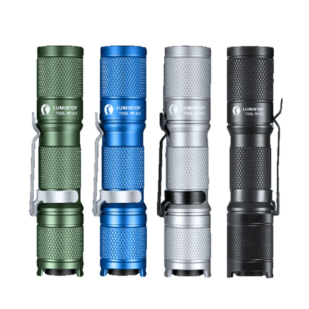 Lumintop Tool AA 3.0 900lm Mini Size LED Keychain Flashlight 14500 And AA Battery EDC Torch With Tail Switch Tactical Survival Tools — Lumintop