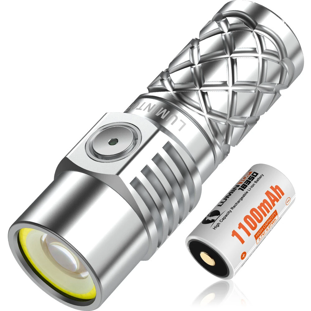 Lumintop W3 700M LEP Flashlight 550LM LED Floodlight Red Signal Light Multi-source Compact EDC Flashlight With 18350 Battery Mini LED Torch For Outdoor Camping Fishing Hiking — view 4