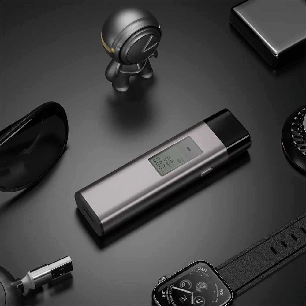 Lydsto Alcohol Tester Handheld Digital Breath Analyzer LCD Display Portable Mini Meter Blow Tester Detector Alcohol Meter — view 5