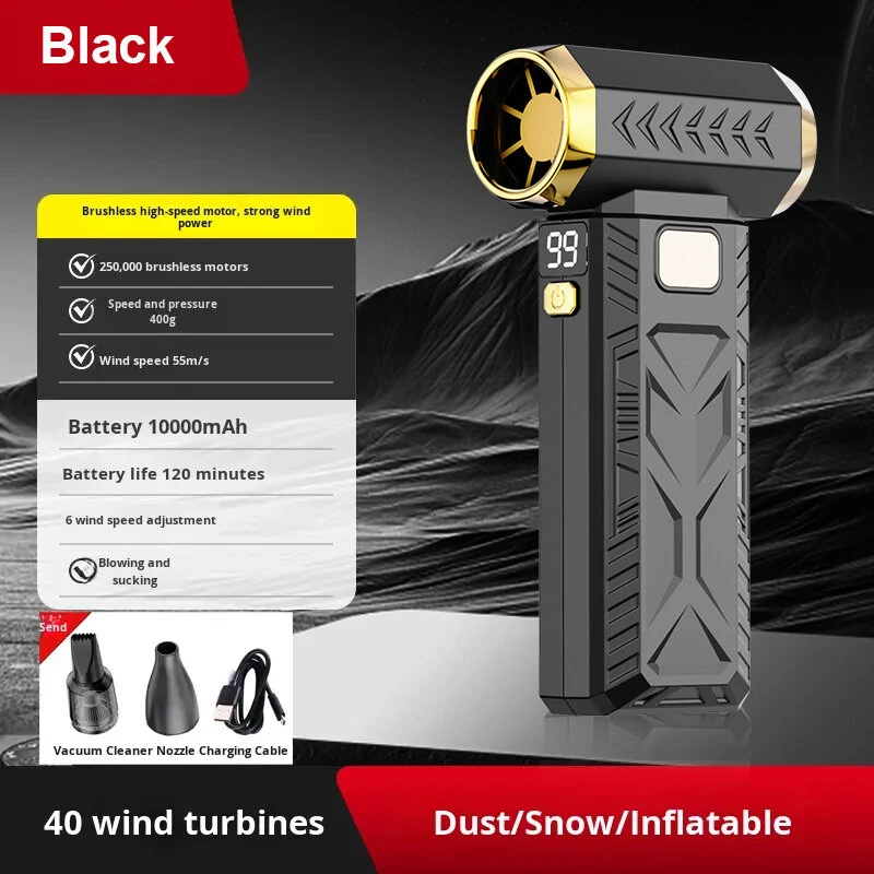 M18 Handheld Vacuum Cleaner 10000mAh Battery 6-Speed Adjustable Brushless Motor 65W Power Lightweight Cordless Blowing and Suction Portable Car Dust Collector — view 6