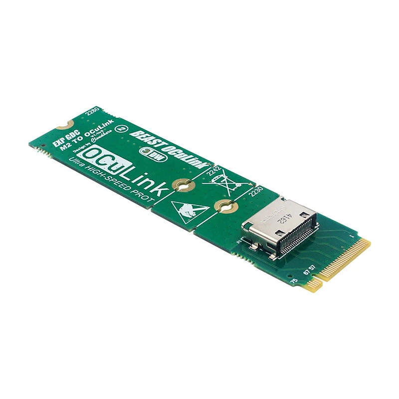 M.2 M Key To Oculink Adapter For OCULINK GPU Dock Mini PC Laptop To External Graphic Card High Speed Conveter Module — Pricio