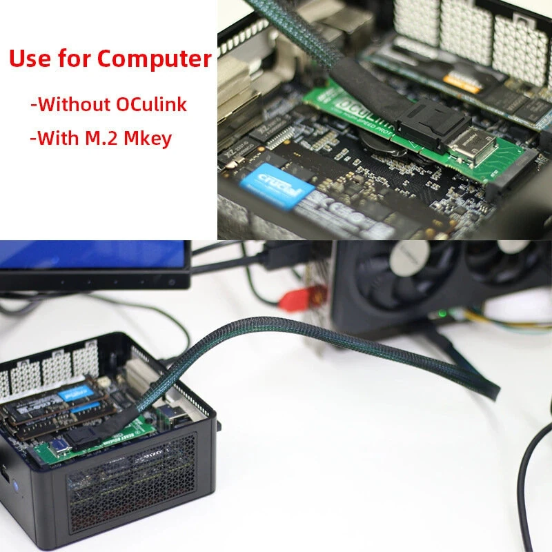M.2 M Key To Oculink Adapter For OCULINK GPU Dock Mini PC Laptop To External Graphic Card High Speed Conveter Module — view 4