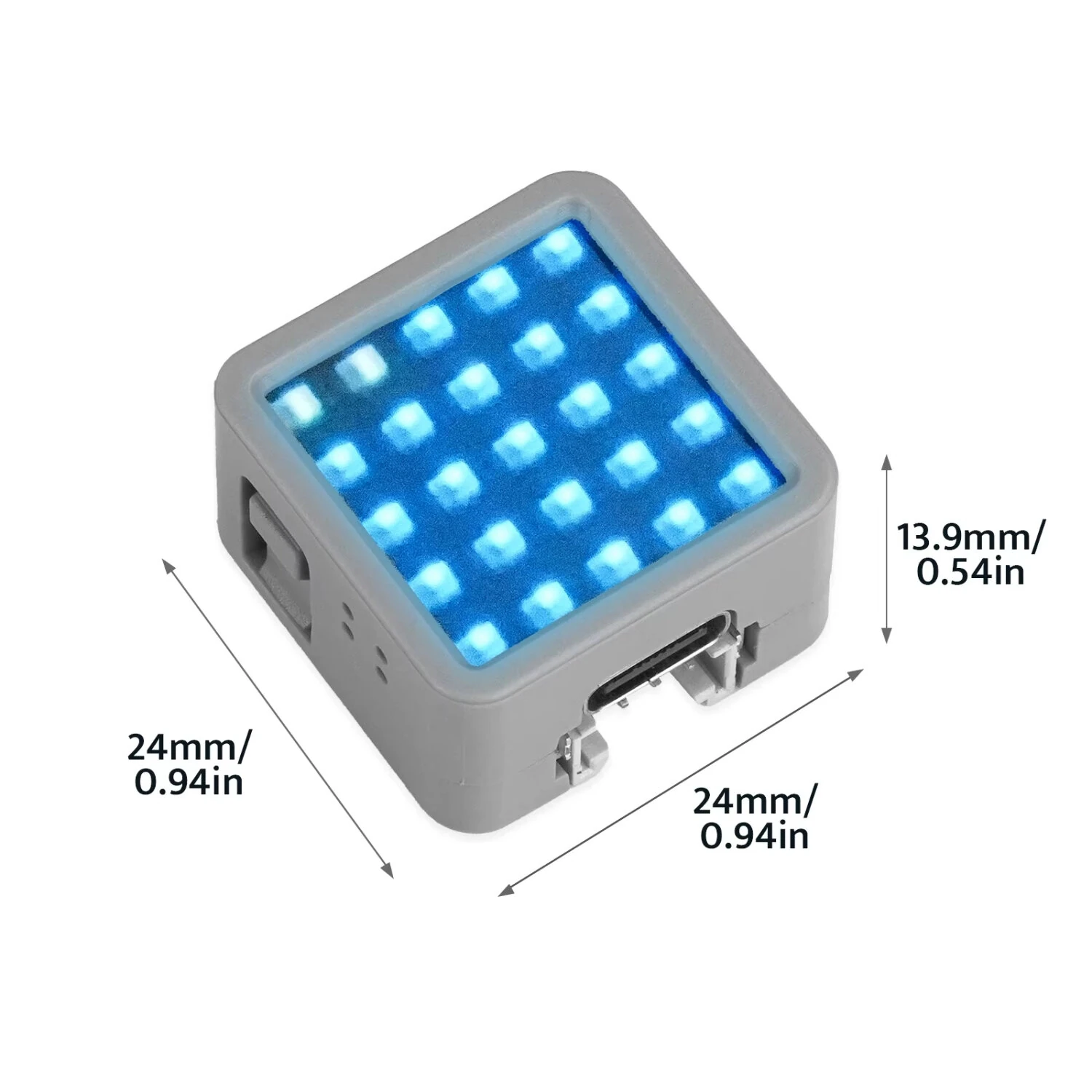 M5Stack Atom Matrix Development Kit V1.1 ESP32 5x5 RGB LED High Performance USB WIFI UiFlow MicroPython IoT module — view 6
