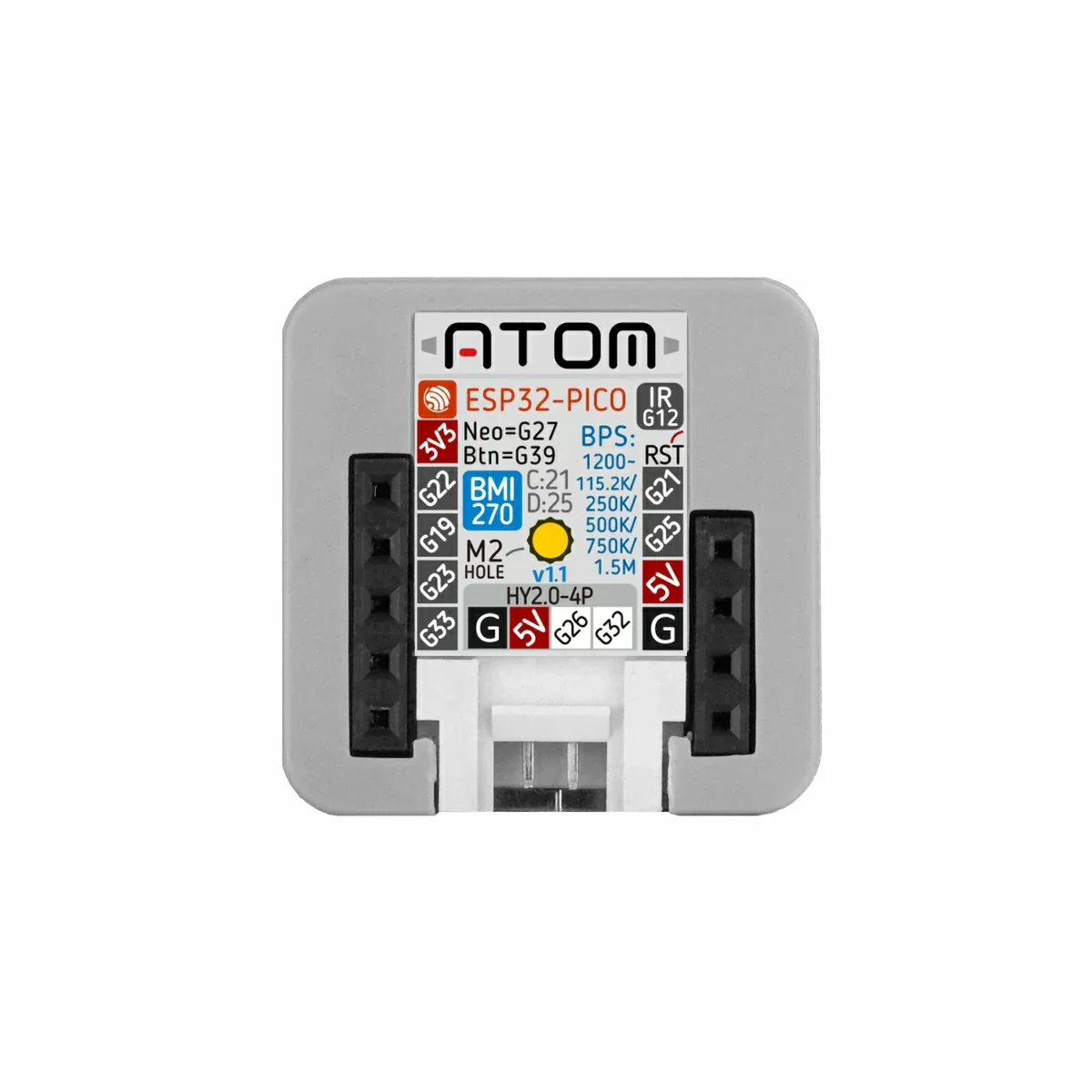 M5Stack Atom Matrix Development Kit V1.1 ESP32 5x5 RGB LED High Performance USB WIFI UiFlow MicroPython IoT module — view 8