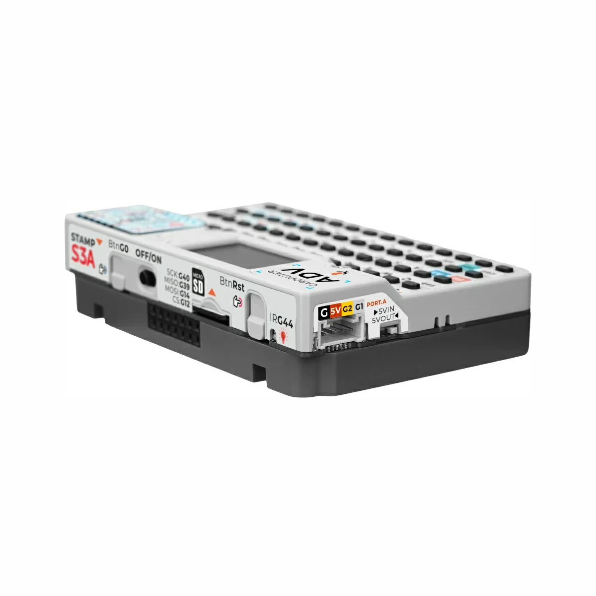 M5Stack Cardputer Adv ESP32-S3 Programmable Computer 56 Key Keyboard 1.14 Inch LCD Display Audio Codec 6 Axis Motion Sensor microSD Slot Magnetic Back — view 6