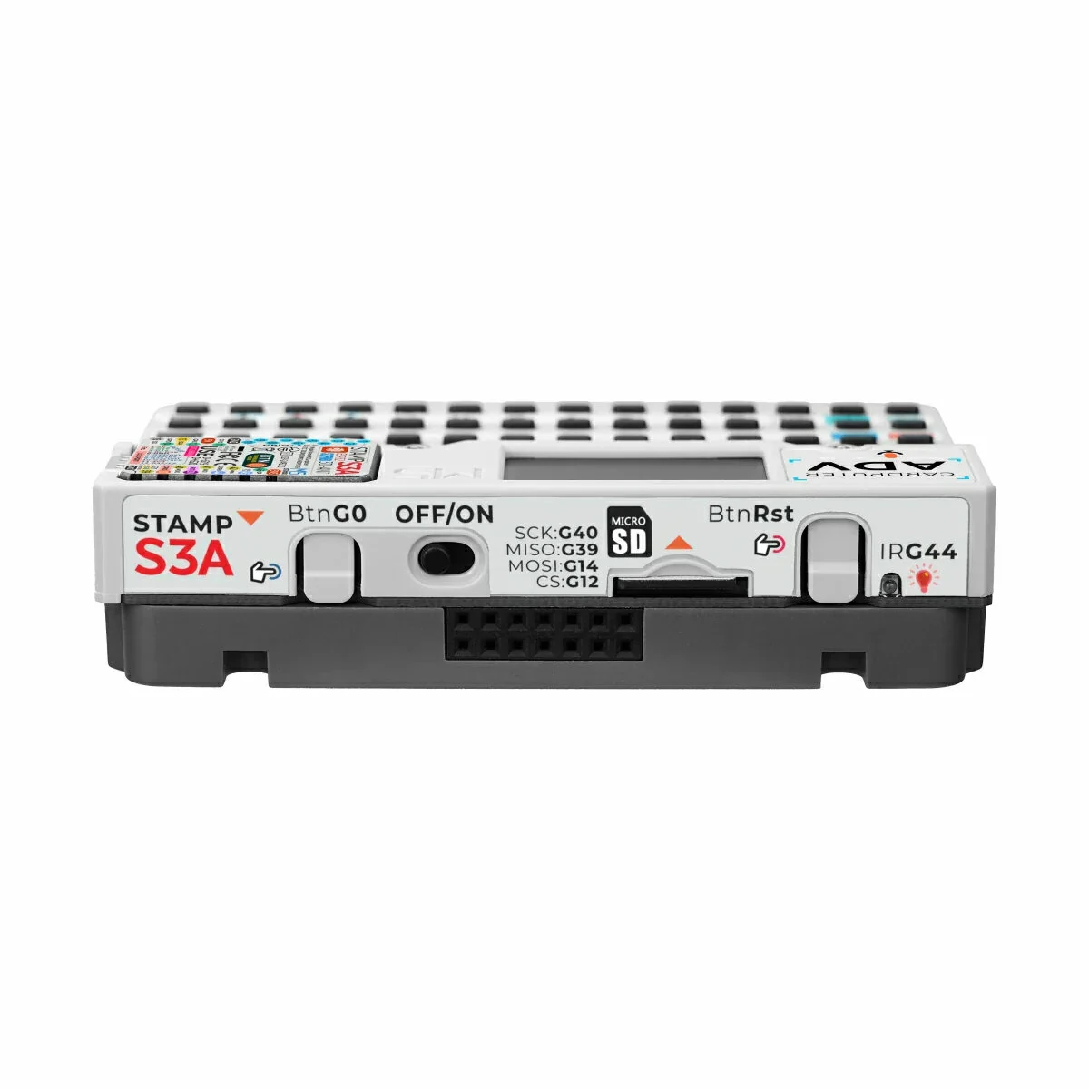 M5Stack Cardputer Adv ESP32-S3 Programmable Computer 56 Key Keyboard 1.14 Inch LCD Display Audio Codec 6 Axis Motion Sensor microSD Slot Magnetic Back — view 7
