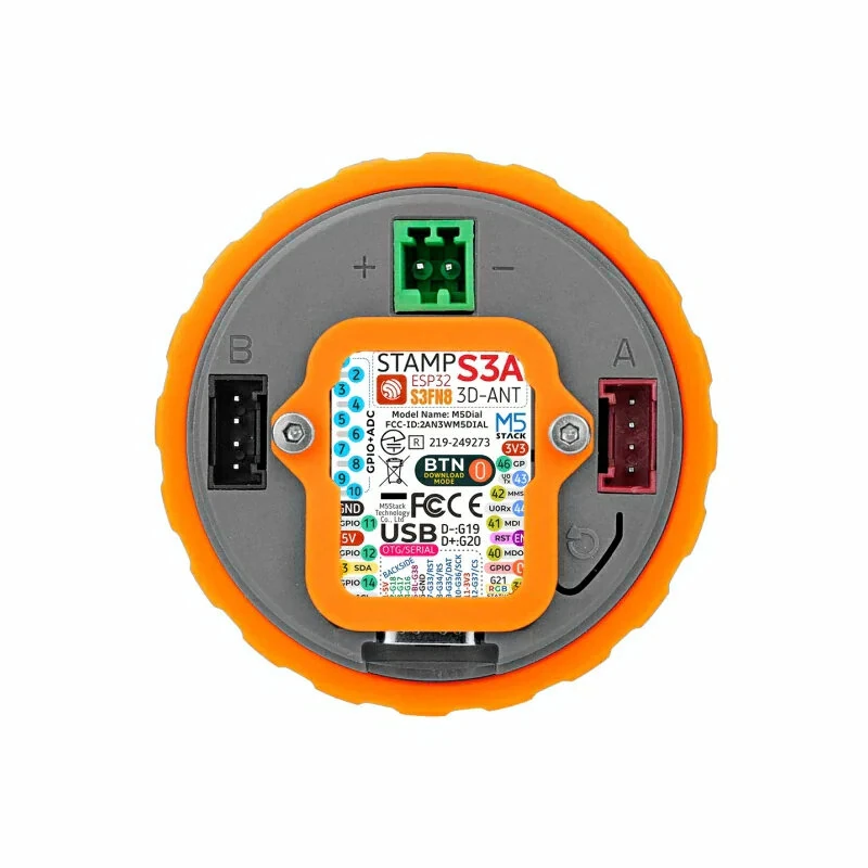 M5Stack Dial V1.1 ESP32-S3 Rotary Knob 1.28 Inch Round Touch Screen RFID Module Wide Voltage IoT Compatible Industrial Smart Home Control — view 6